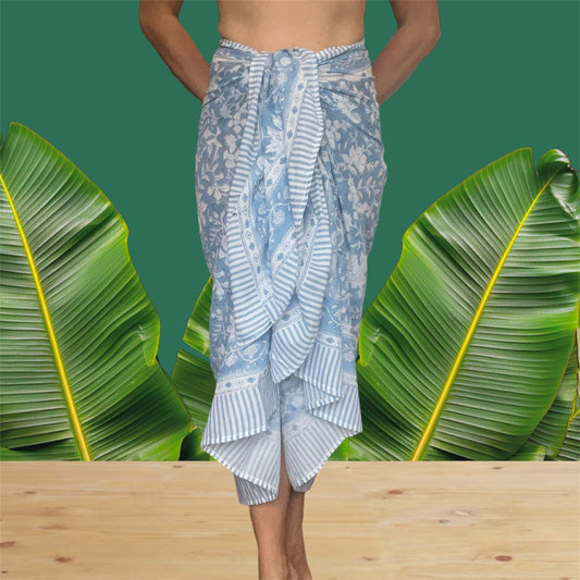 Sarong-Blue Lotus