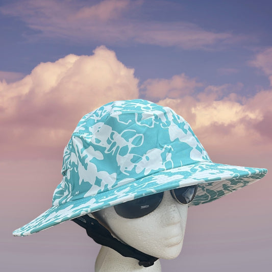 Aqua Bloom Adventure Hat