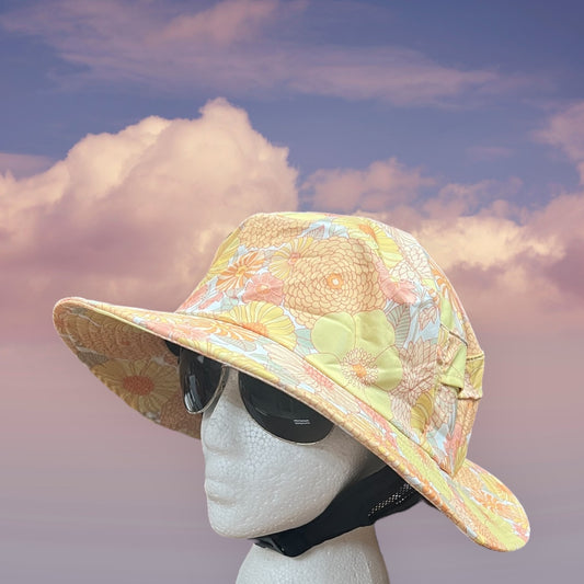Retro Flower Adventure Hat